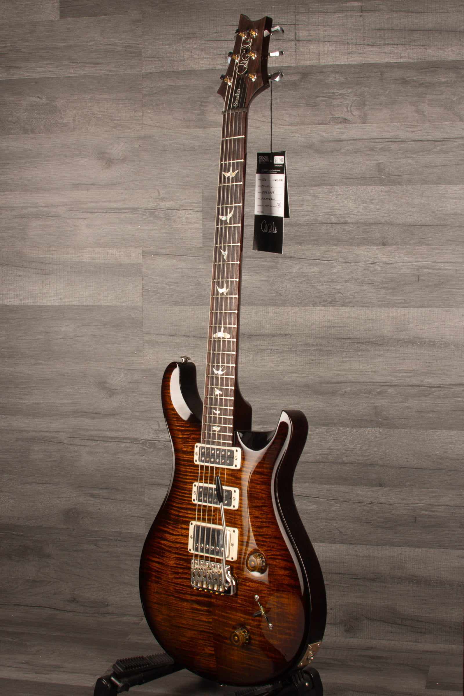 PRS - Studio Electric Guitar - Black Gold Wrap #0342498
