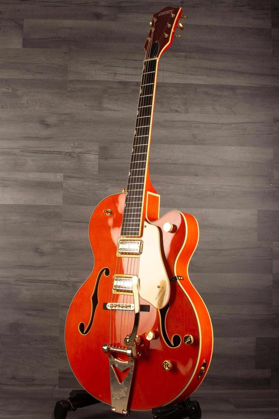 Gretsch synchromatic falcon orange stain - MusicStreet