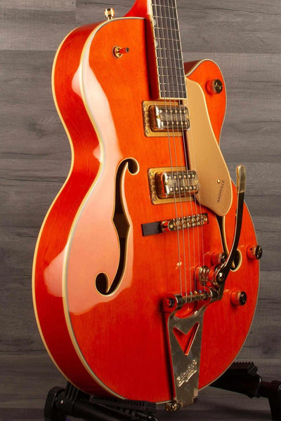 Gretsch synchromatic falcon orange stain