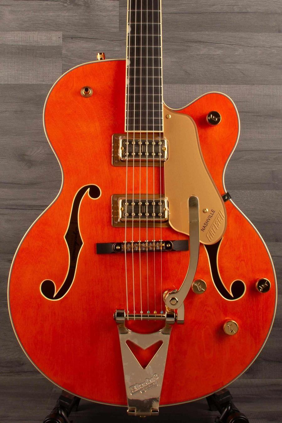Gretsch synchromatic falcon orange stain