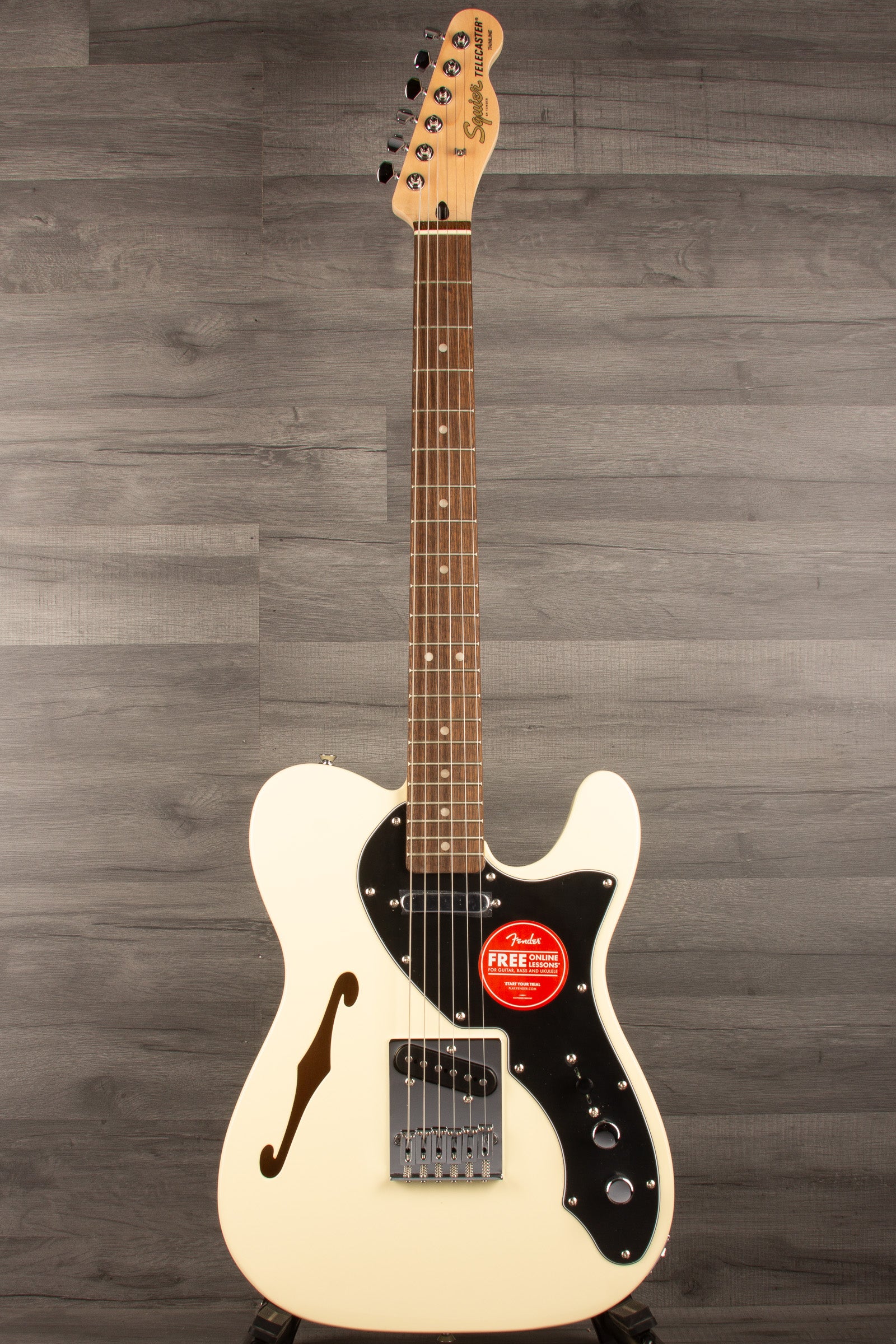 Squier Affinity Thinline Telecaster Electric Guitar - Olympic White