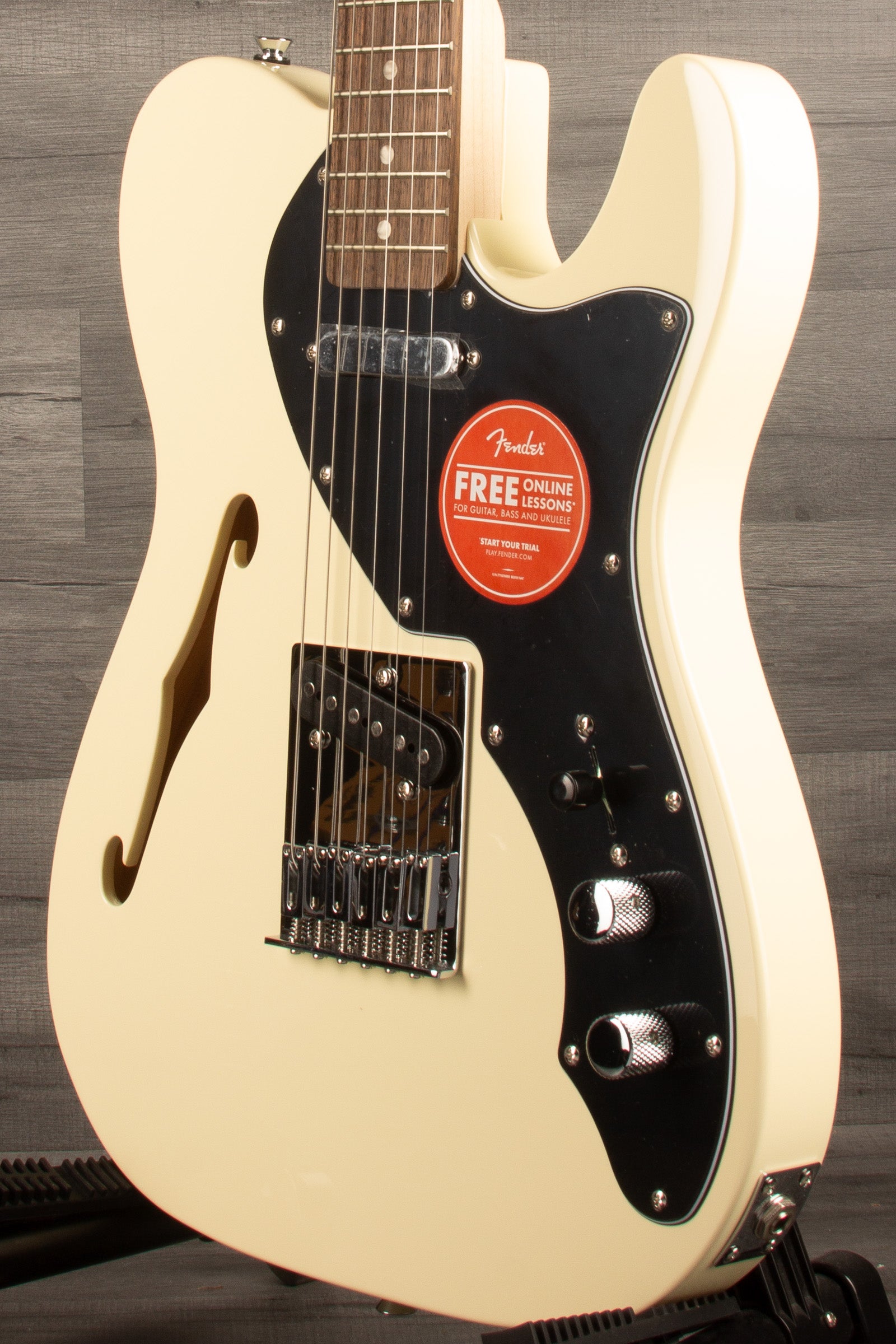 Squier Affinity Thinline Telecaster Electric Guitar - Olympic White