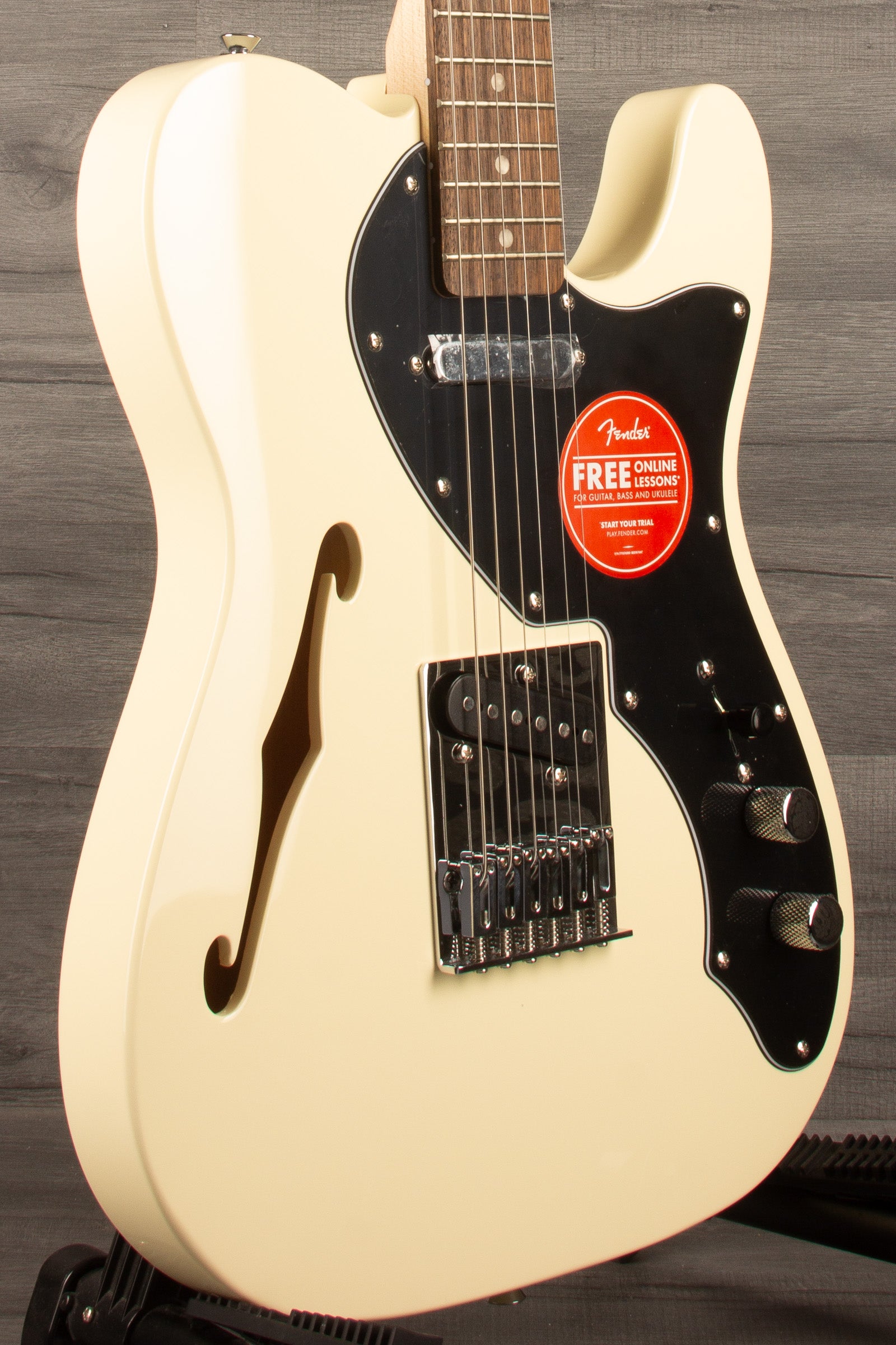 Squier Affinity Thinline Telecaster Electric Guitar - Olympic White