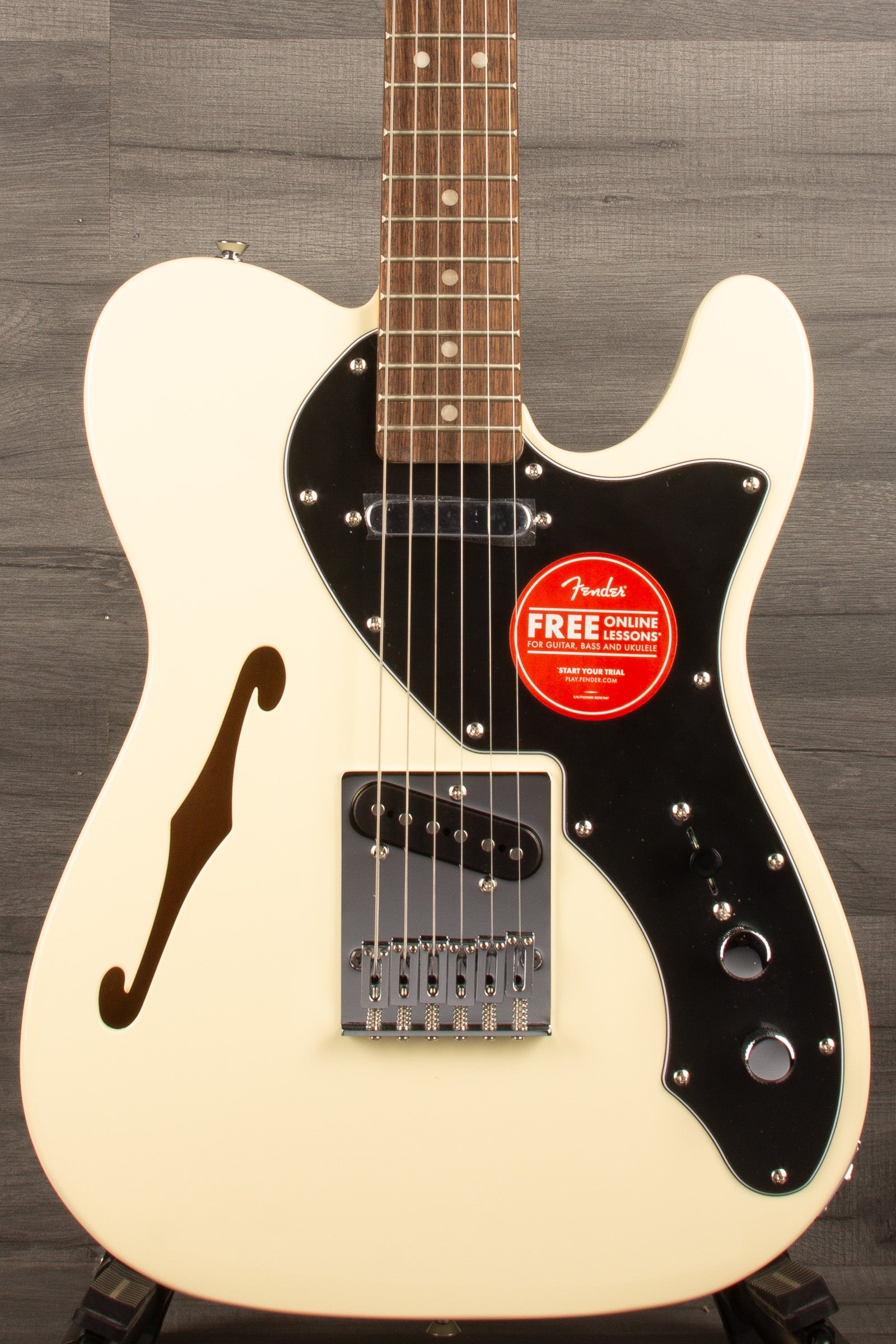 Squier Affinity Thinline Telecaster Electric Guitar - Olympic White