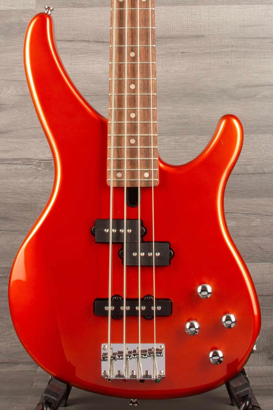 Yamaha TRBX204 Bass, Bright Red Metallic - MusicStreet