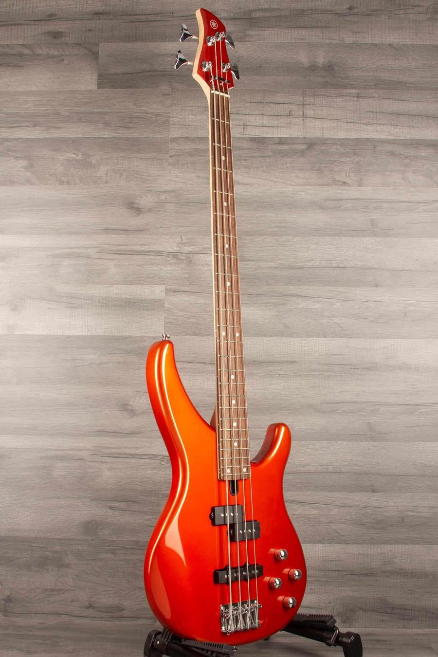Yamaha TRBX204 Bass, Bright Red Metallic - MusicStreet