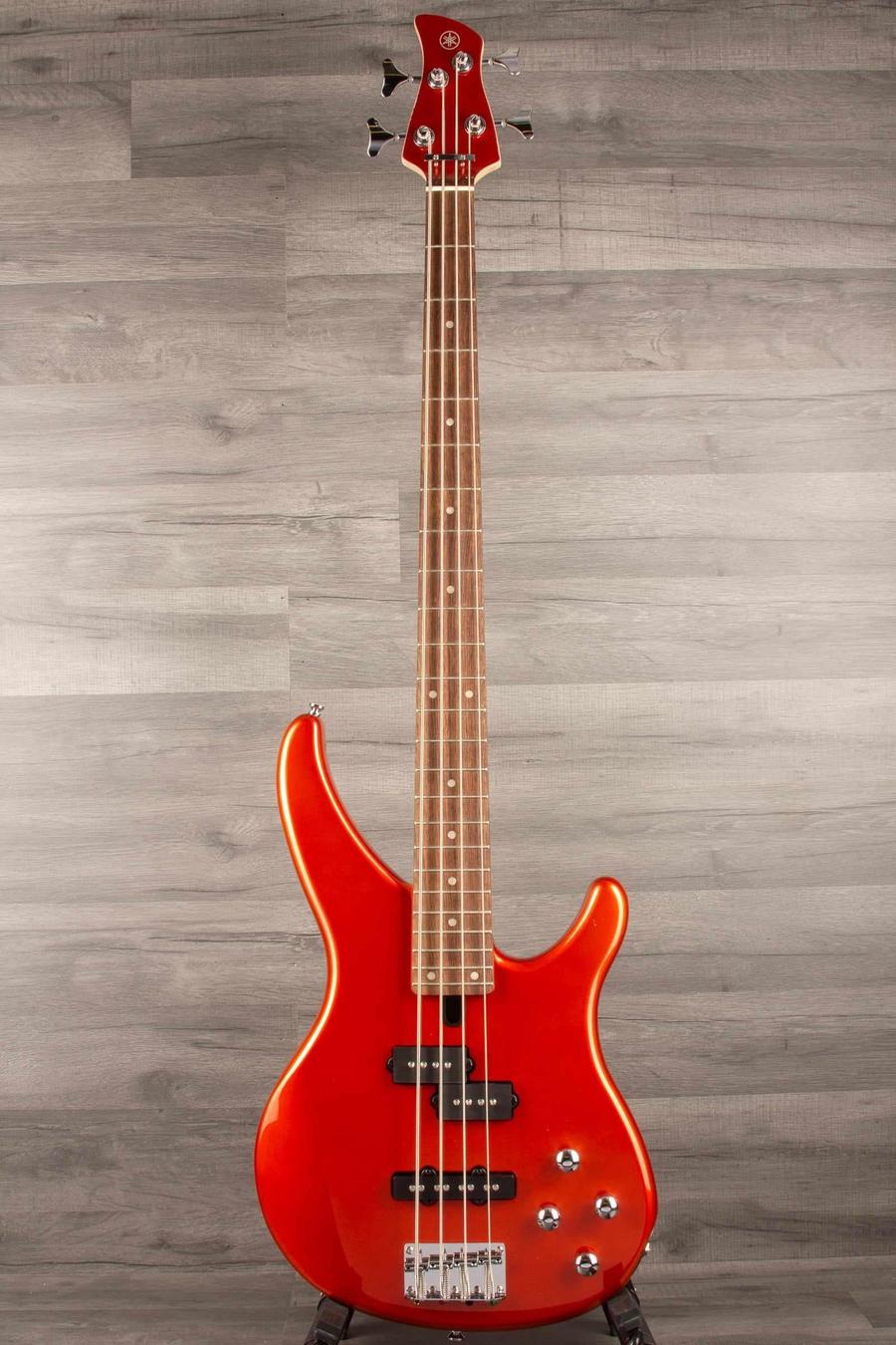 Yamaha TRBX204 Bass, Bright Red Metallic - MusicStreet