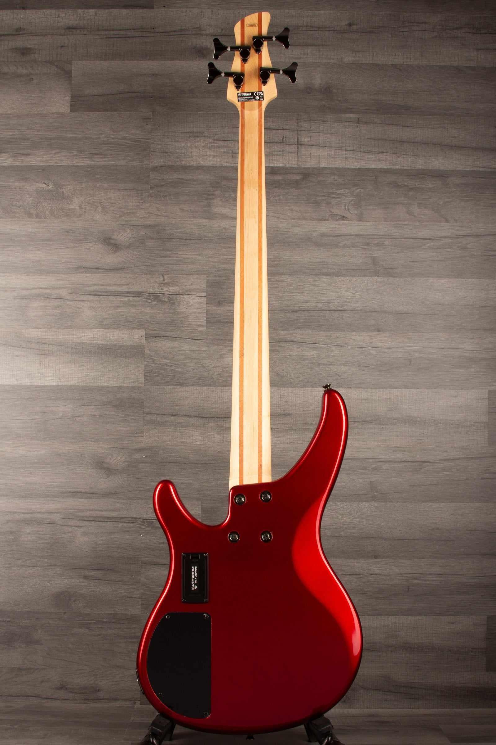 Yamaha TRBX304 Bass Guitar - Candy Apple Red - MusicStreet