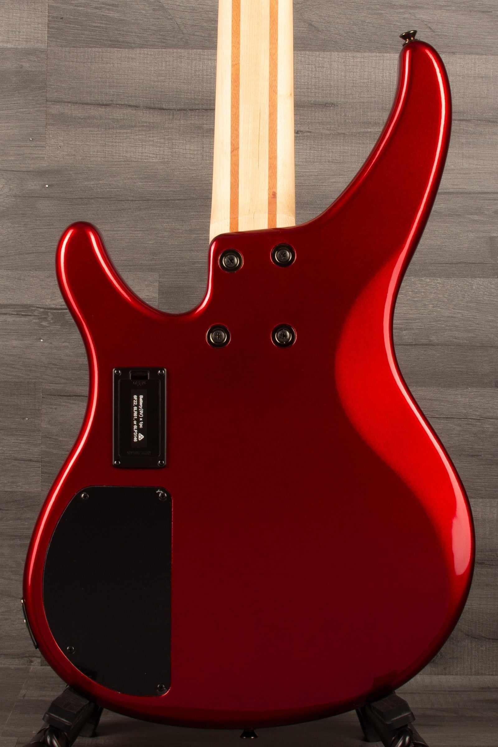 Yamaha TRBX304 Bass Guitar - Candy Apple Red - MusicStreet