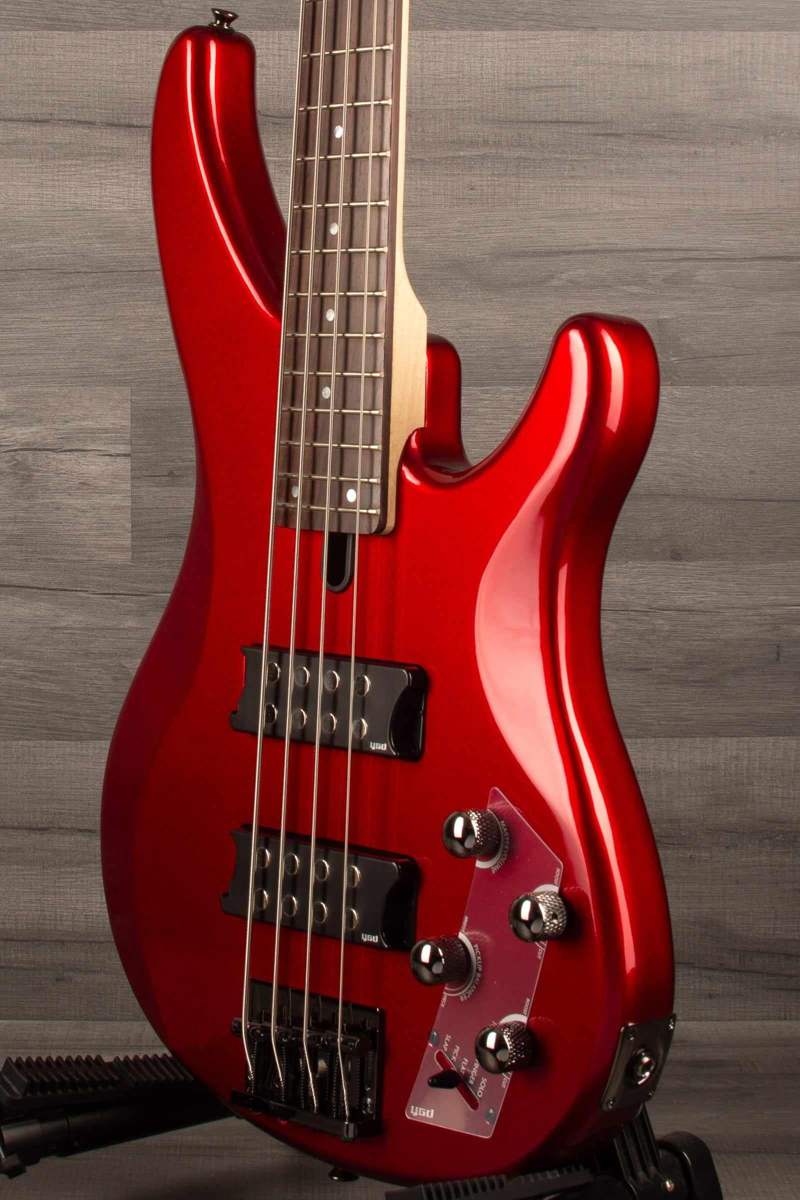 Yamaha TRBX304 Bass Guitar - Candy Apple Red - MusicStreet