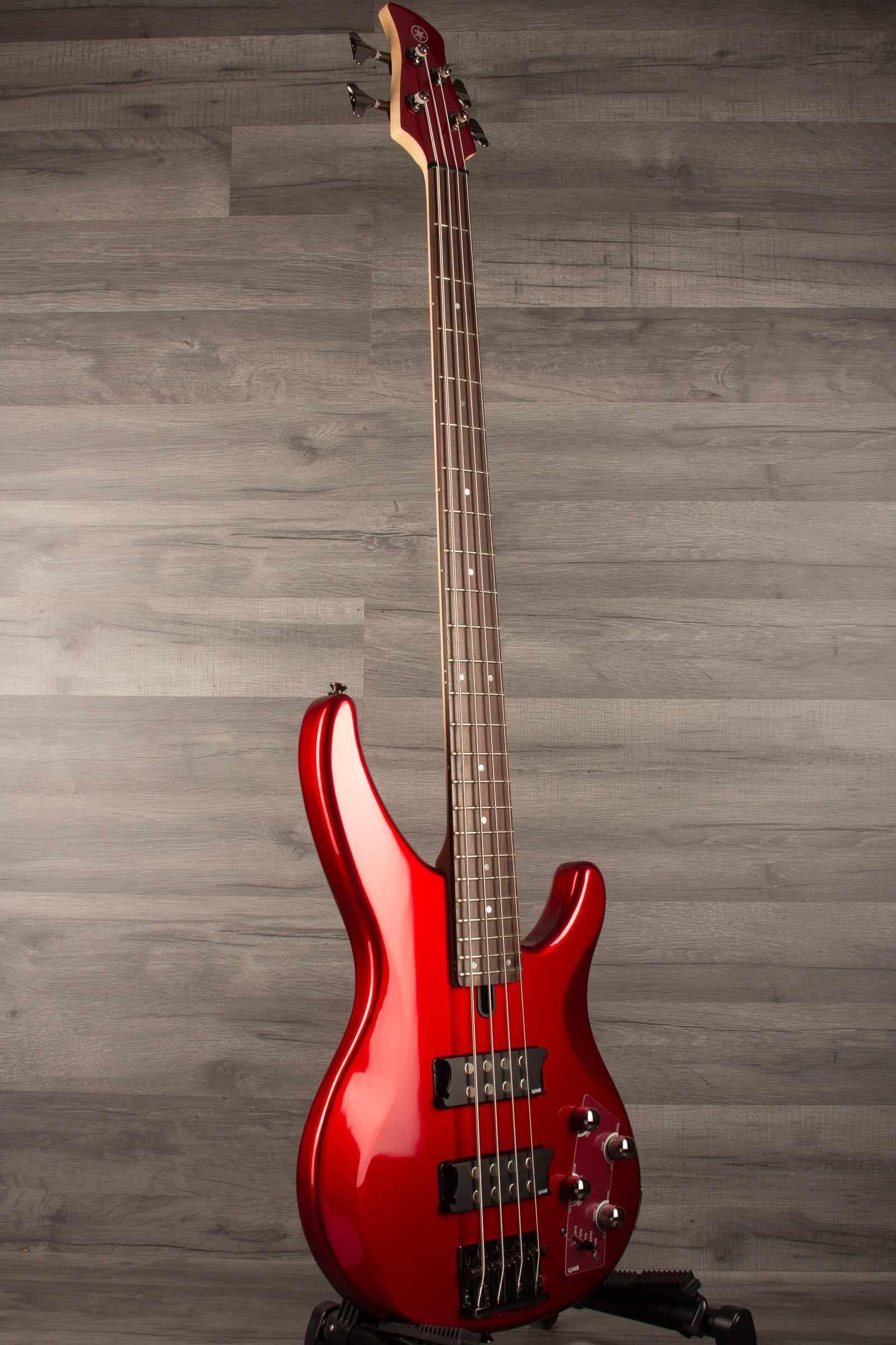 Yamaha TRBX304 Bass Guitar - Candy Apple Red - MusicStreet