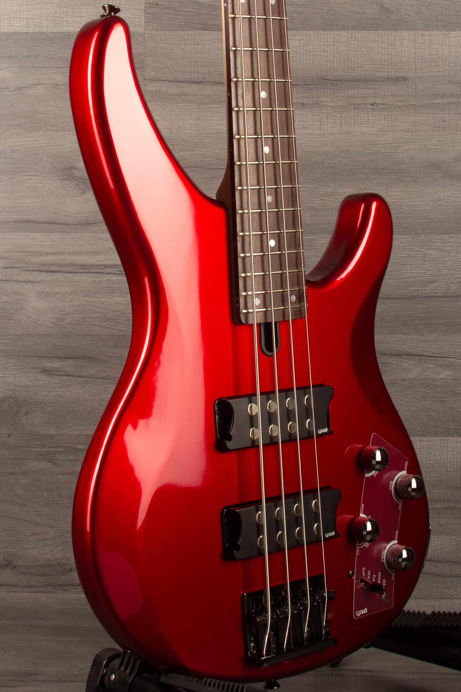 Yamaha TRBX304 Bass Guitar - Candy Apple Red - MusicStreet