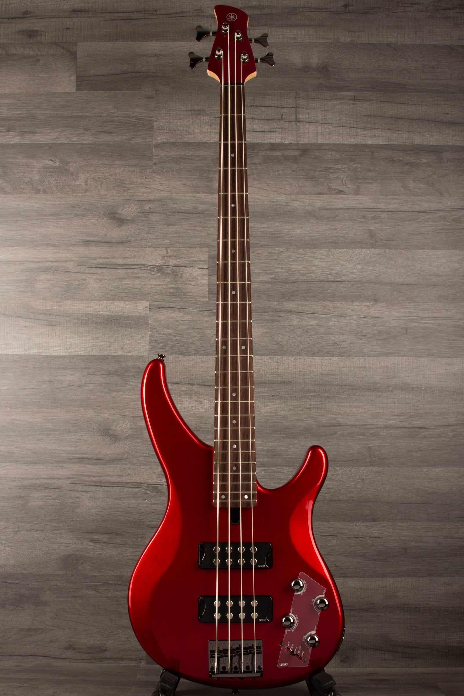Yamaha TRBX304 Bass Guitar - Candy Apple Red - MusicStreet