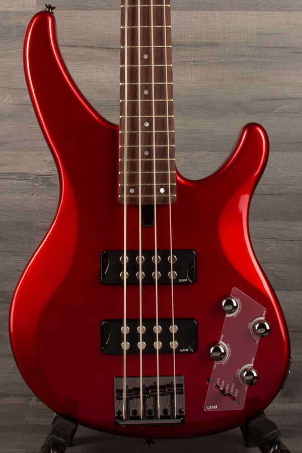 Yamaha TRBX304 Bass Guitar - Candy Apple Red - MusicStreet