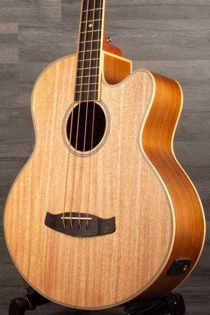 Tanglewood TRPROABBW Acoustic - Bass Guitar showcasing Australian Red Cedar top and Black Walnut back and sides.