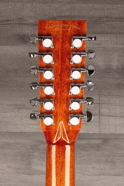 Tanglewood TW40-12-SDANE 12 String Slop Shoulder Dreadnought Acoustic Guitar - Hard Case
