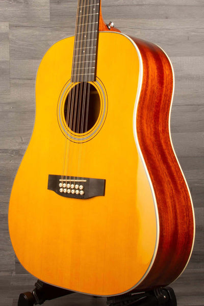 Tanglewood TW40-12-SDANE 12 String Slop Shoulder Dreadnought Acoustic Guitar - Hard Case