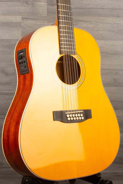 Tanglewood TW40-12-SDANE 12 String Slop Shoulder Dreadnought Acoustic Guitar - Hard Case