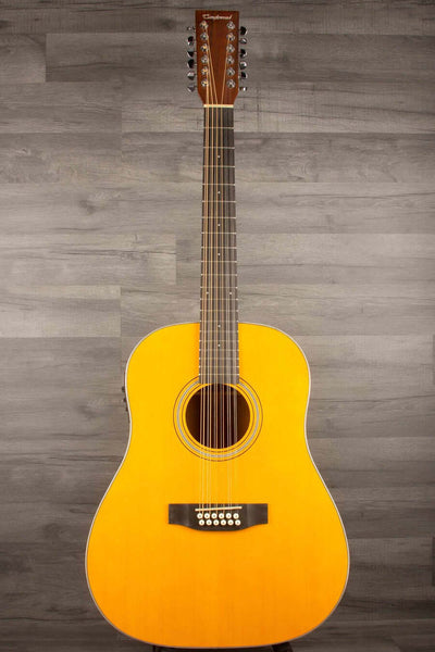 Tanglewood TW40-12-SDANE 12 String Slop Shoulder Dreadnought Acoustic Guitar - Hard Case