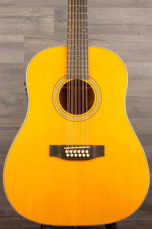 Tanglewood TW40-12-SDANE 12 String Slop Shoulder Dreadnought Acoustic Guitar - Hard Case
