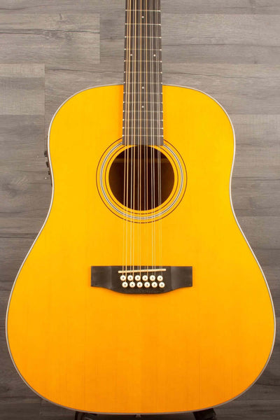 Tanglewood TW40-12-SDANE 12 String Slop Shoulder Dreadnought Acoustic Guitar - Hard Case