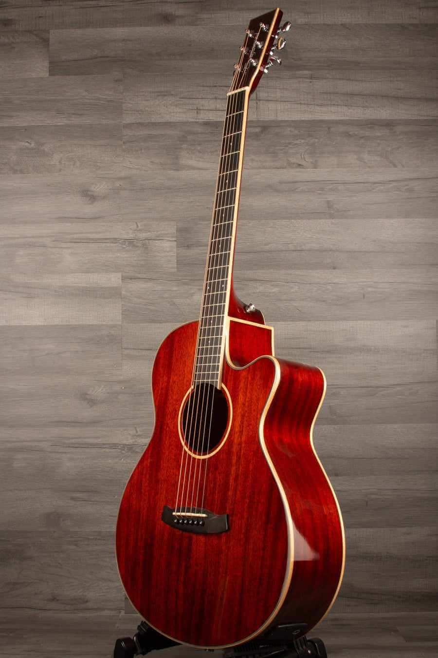 Tanglewood TW4CER Winterleaf Super Folk Acoustic Guitar - Red Gloss