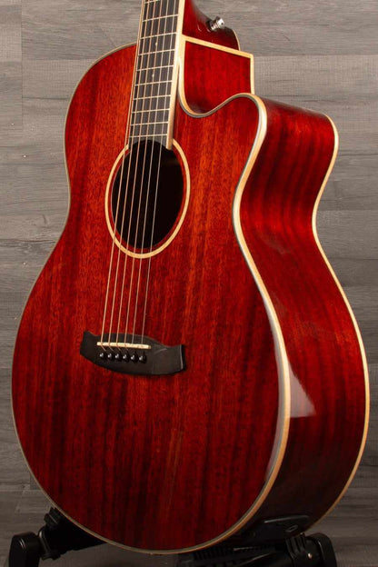 Tanglewood TW4CER Winterleaf Super Folk Acoustic Guitar - Red Gloss
