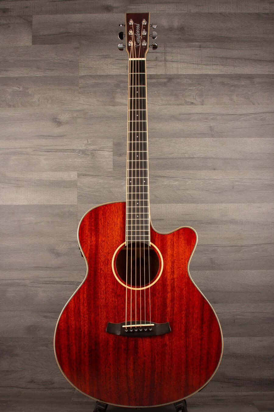 Tanglewood TW4CER Winterleaf Super Folk Acoustic Guitar - Red Gloss