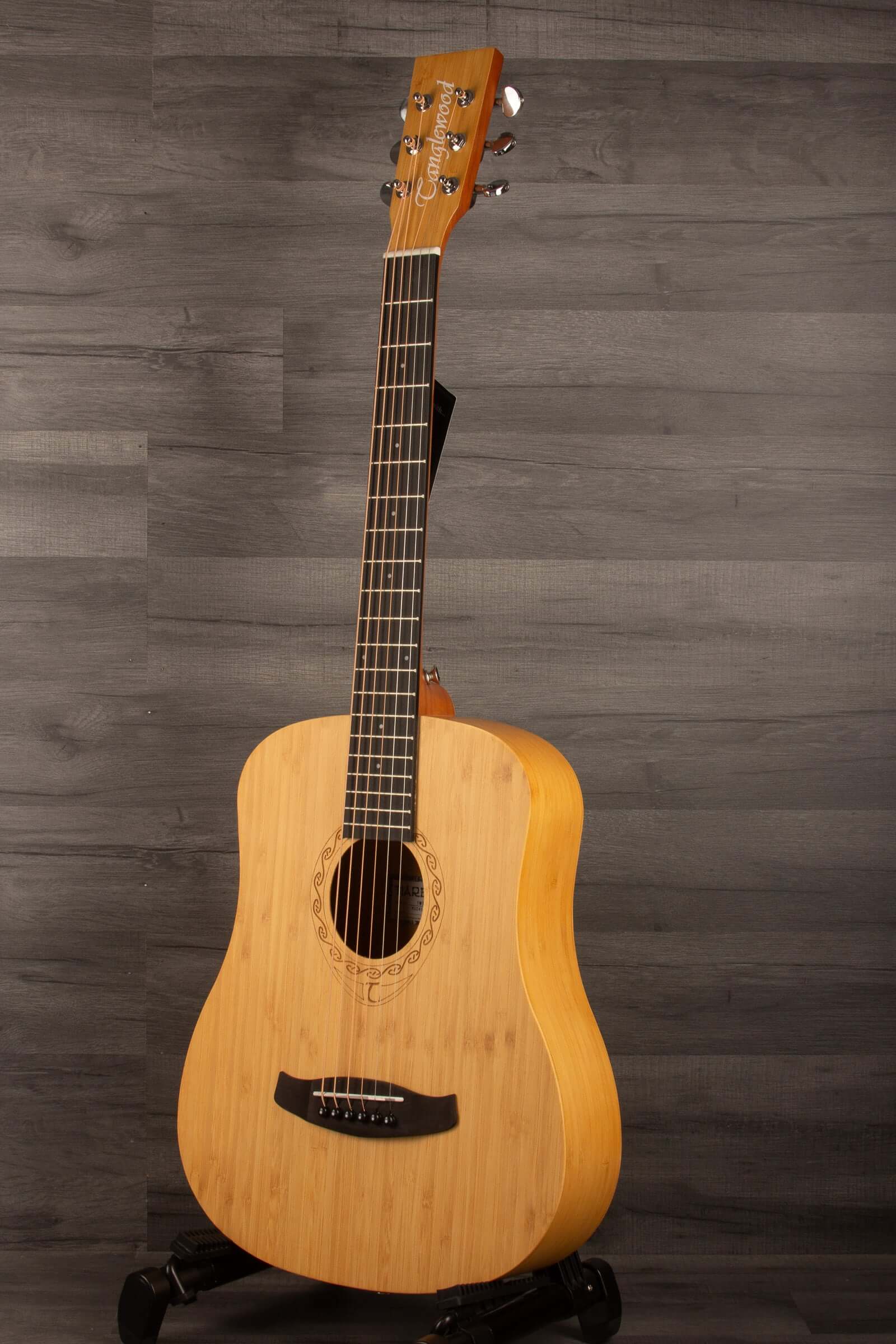Tanglewood TWT18 Tiare Travel Acoustic, Natural Bamboo