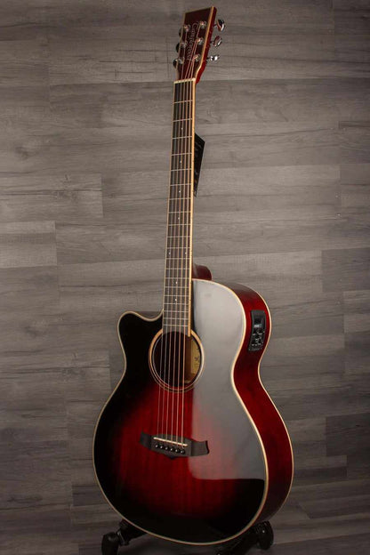 Tanglewood - TW4CEAVBLH Winterleaf Super Folk Autumn Vintage Burst, Acoustic Guitar