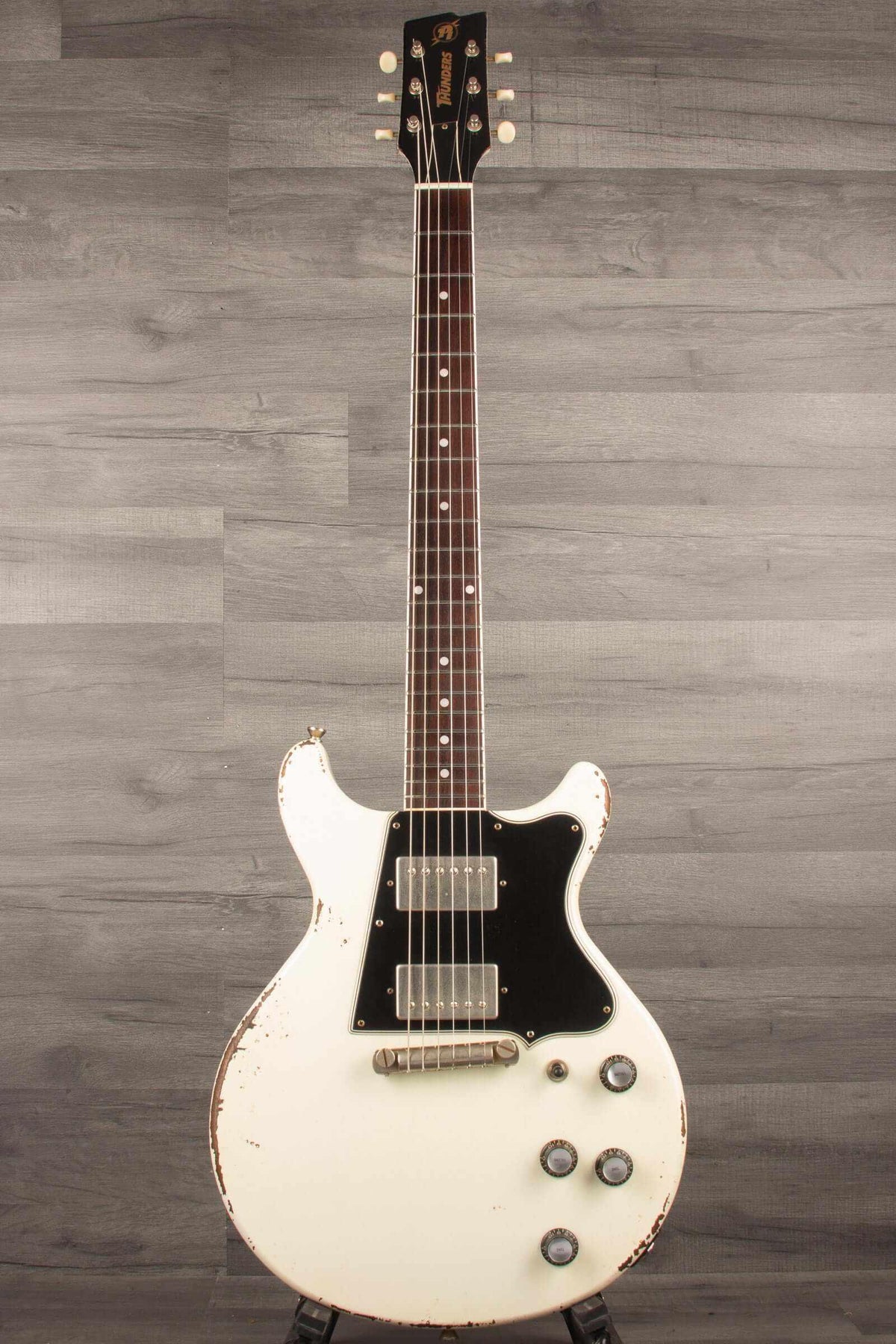 Rock 'n Roll Relics Thunders II Electric Guitar - White