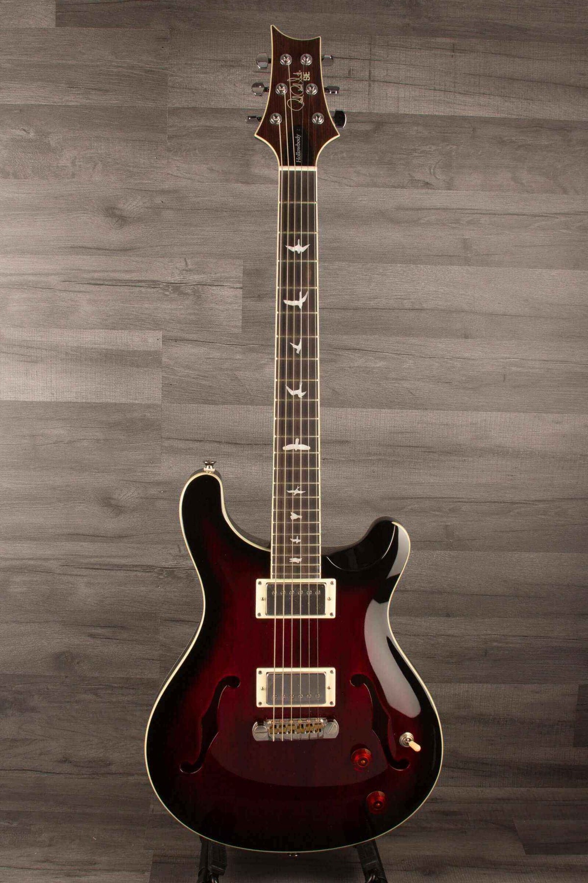 USED - PRS  SE Hollowbody Standard Fire Red Burst (inc hard case)