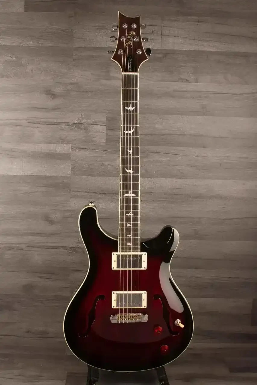 USED - PRS  SE Hollowbody Standard Fire Red Burst (inc hard case)
