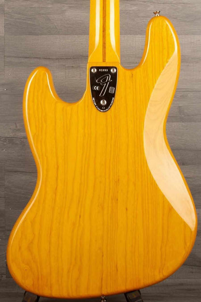 USED- Fender American Vintage Series '75 Jazz bass - aged natural