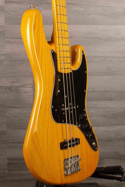 USED- Fender American Vintage Series '75 Jazz bass - aged natural