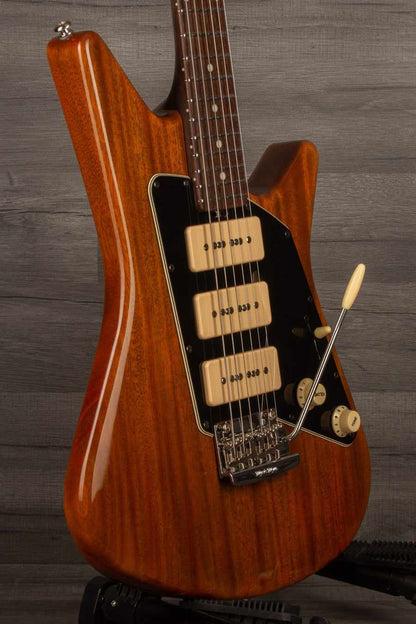 USED Music Man BFR Albert Lee MM90 Electric Guitar - #1 of 50 Natural Mahogany