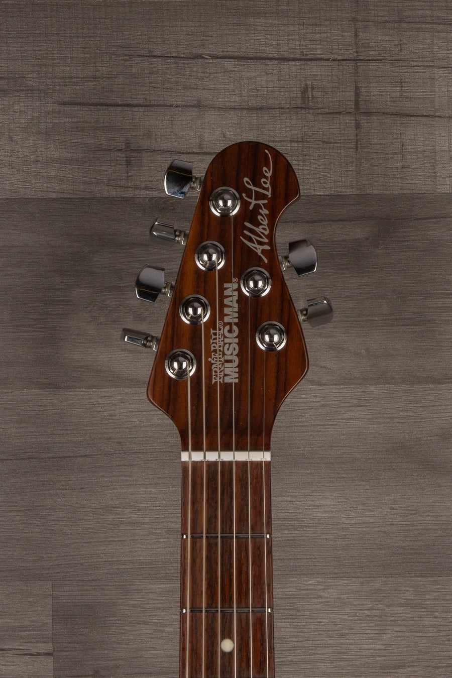 USED Music Man BFR Albert Lee MM90 Electric Guitar - #1 of 50 Natural Mahogany