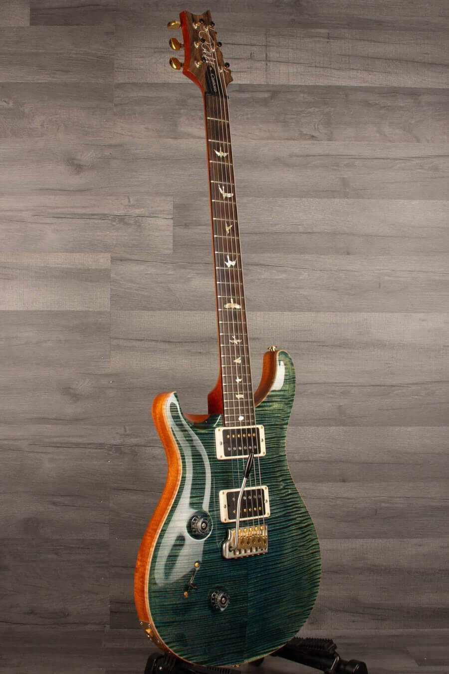 USED - PRS Wood Library Custom 24 Left Handed, River Blue 2021 model