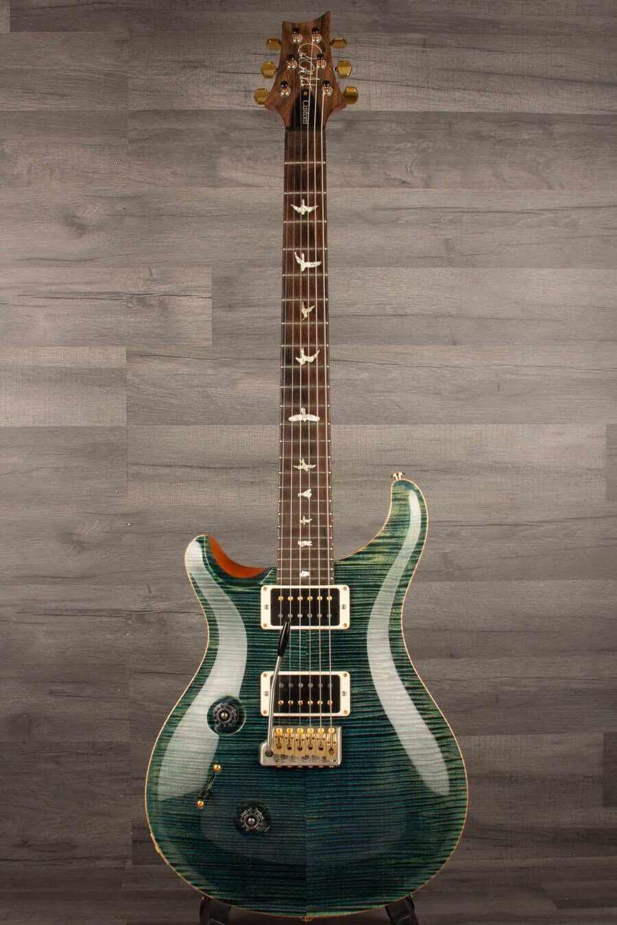 USED - PRS Wood Library Custom 24 Left Handed, River Blue 2021 model