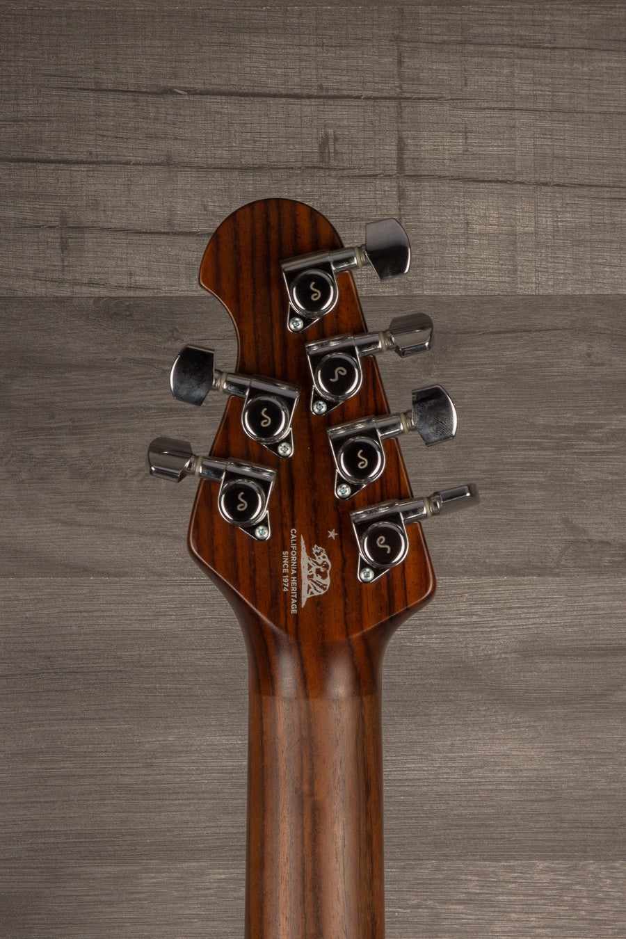 USED Music Man BFR Albert Lee MM90 Electric Guitar - #1 of 50 Natural Mahogany