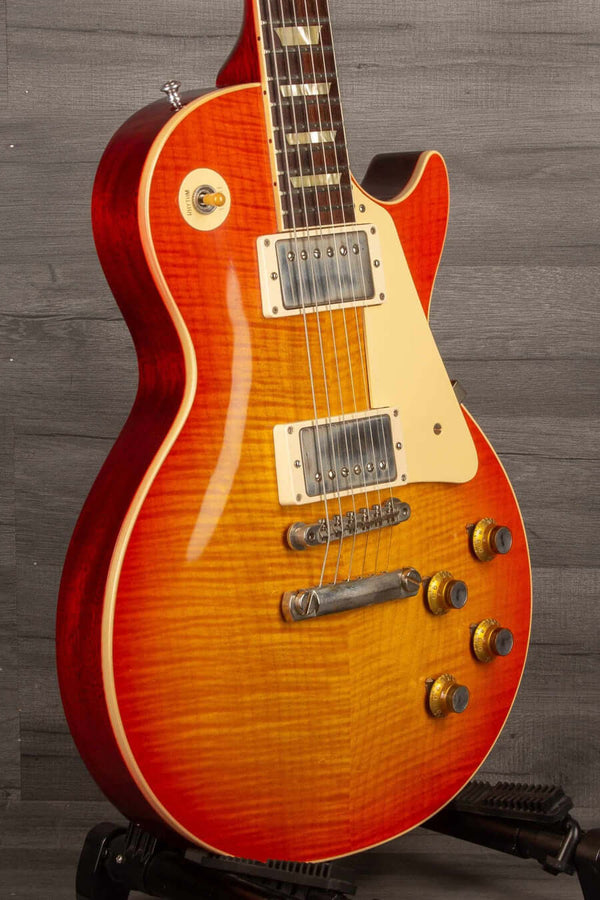 USED - 2021 Gibson Custom Shop 60th Anniversary 60's Les Paul V2 VOS Orange Lemon Fade - MusicStreet