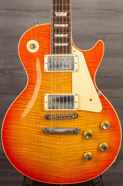 USED - 2021 Gibson Custom Shop 60th Anniversary 60's Les Paul V2 VOS Orange Lemon Fade