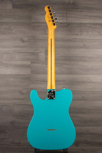 USED - Fender American Professional II Telecaster - Miami Blue, maple neck