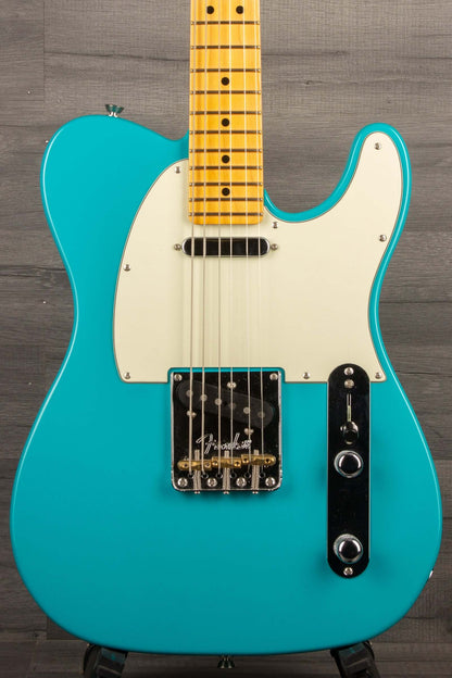USED - Fender American Professional II Telecaster - Miami Blue, maple neck