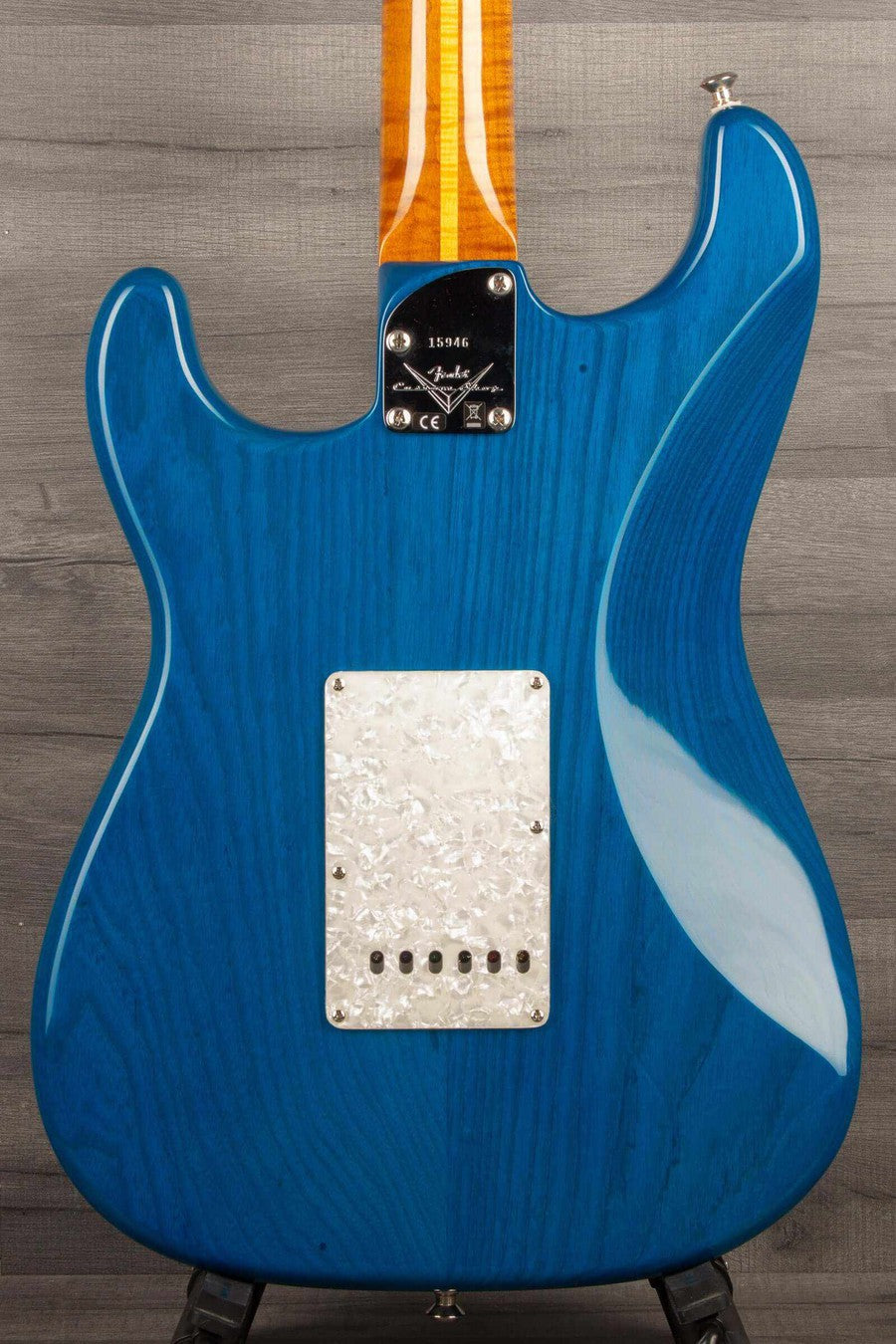 USED - Fender Custom Shop NOS Stratocaster Sapphire blue transparent