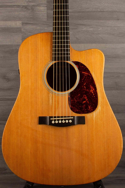 USED - Martin - DCPA5 Performing Artist Dreadnought inc hard case, front view showcasing its solid sitka spruce top.