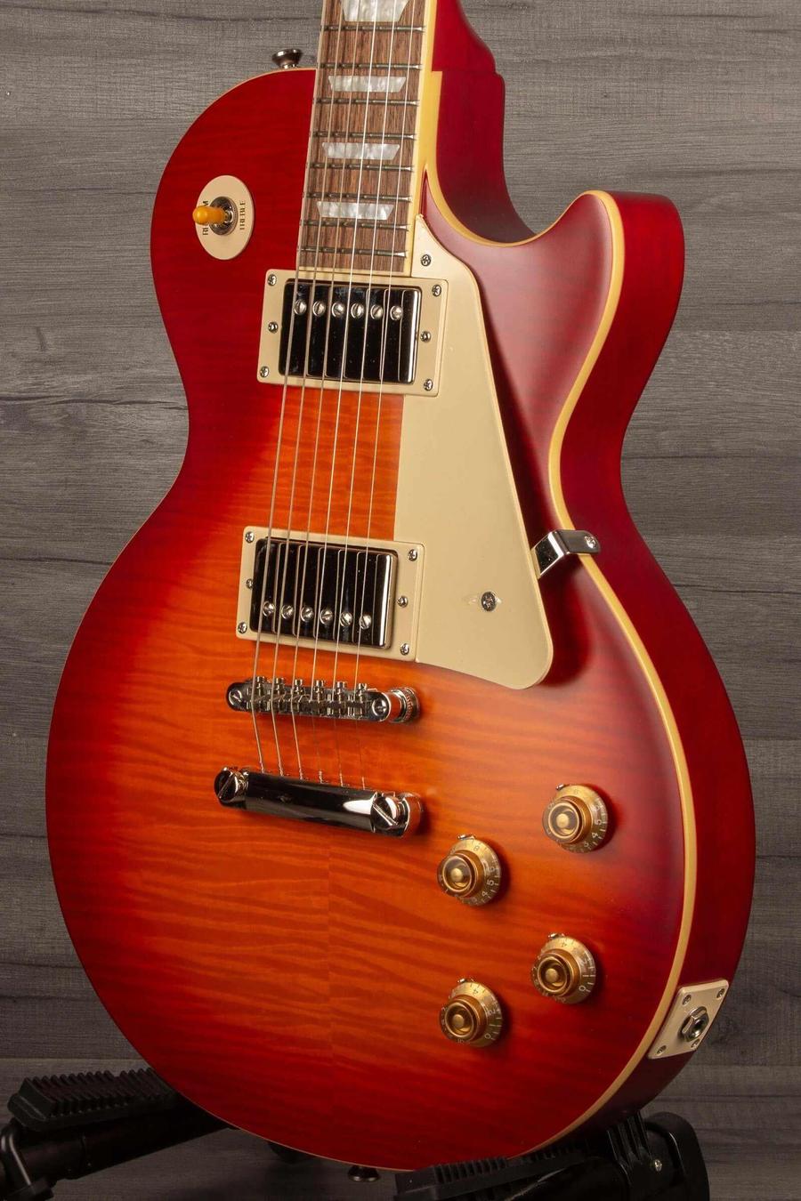 USED - Epiphone 1959 Les Paul Standard Outfit in Aged Dark Cherry Burst, includes hard case.