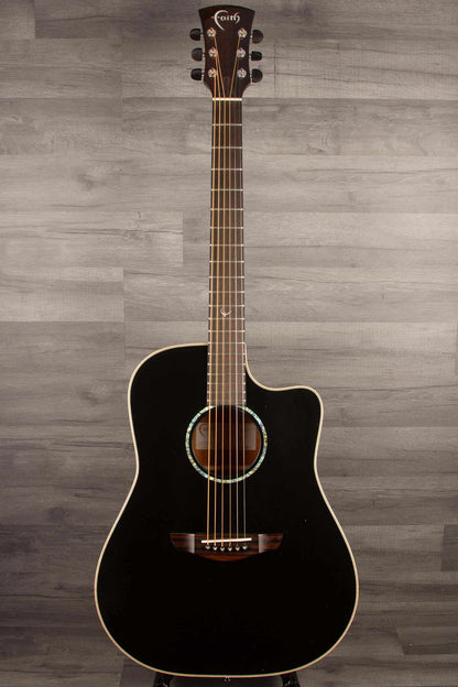 USED - Faith FECS Saturn Cutaway - Black inc hard case