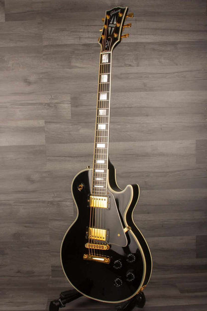 USED - Gibson Les Paul Custom Electric Guitar Black - 2007