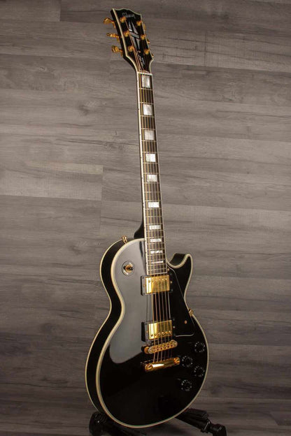 USED - Gibson Les Paul Custom Electric Guitar Black - 2007